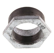R 2'' x Rp 1 1/2'' M/F Verzinktes Gusseisen Reduzierring 25 Bar