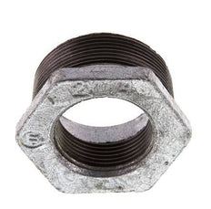 R 2'' x Rp 1 1/4'' M/F Verzinktes Gusseisen Reduzierring 25 Bar