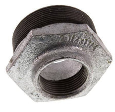 R 2 1/2'' x Rp 1 1/4'' M/F Verzinktes Gusseisen Reduzierring 25 Bar