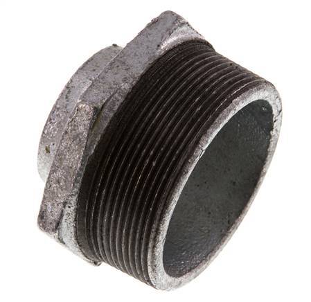 R 2 1/2'' x Rp 1 1/4'' M/F Verzinktes Gusseisen Reduzierring 25 Bar