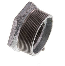 R 2 1/2'' x Rp 2'' M/F Verzinktes Gusseisen Reduzierring 25 Bar