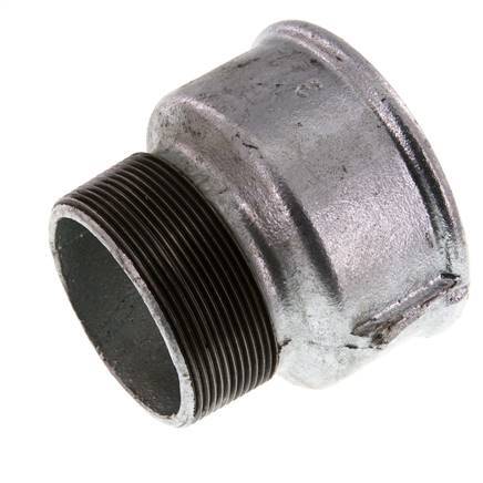 R 2 1/2'' x Rp 3'' M/F Zinc plated Cast iron Reducing Adapter 25 Bar
