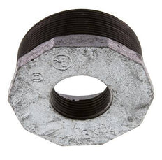 R 3'' x Rp 1 1/4'' M/F Verzinktes Gusseisen Reduzierring 25 Bar