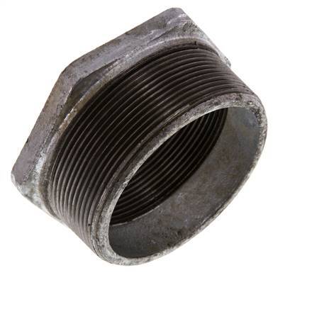 R 3'' x Rp 2 1/2'' M/F Verzinktes Gusseisen Reduzierring 25 Bar