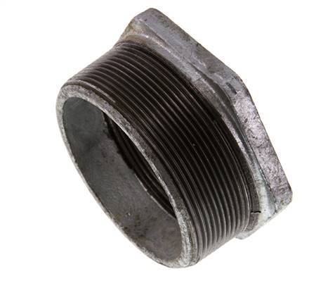 R 3'' x Rp 2 1/2'' M/F Verzinktes Gusseisen Reduzierring 25 Bar