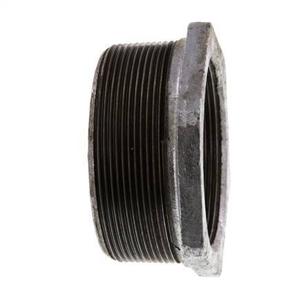 R 3'' x Rp 2 1/2'' M/F Verzinktes Gusseisen Reduzierring 25 Bar