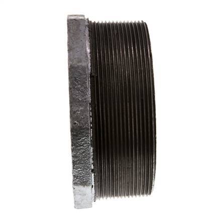 R 4'' x Rp 2'' M/F Verzinktes Gusseisen Reduzierring 25 Bar