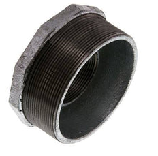 R 4'' x Rp 2'' M/F Verzinktes Gusseisen Reduzierring 25 Bar