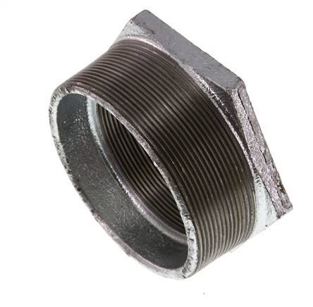 R 4'' x Rp 3'' M/F Verzinktes Gusseisen Reduzierring 25 Bar