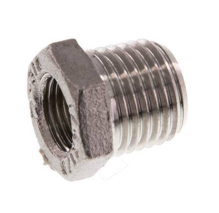 R 1/4'' x Rp 1/8'' M/F Stainless steel Reducing Ring 16 Bar [2 Pieces]