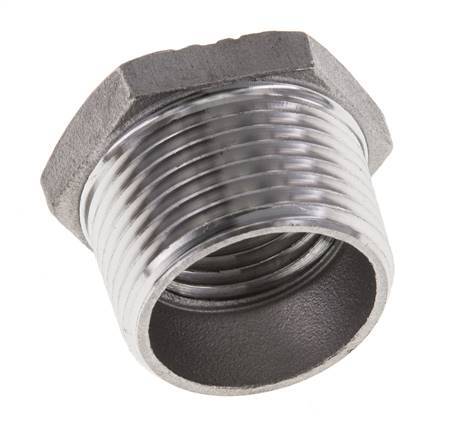 3/4'' NPT x 1/2'' NPT M/F Reduzierring aus Edelstahl 16 bar