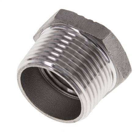 3/4'' NPT x 1/2'' NPT M/F Reduzierring aus Edelstahl 16 bar