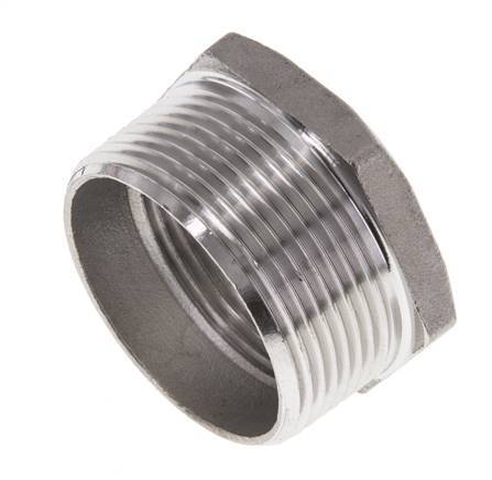 1 1/2'' NPT x 1 1/4'' NPT M/F Reduzierring aus Edelstahl 16 bar
