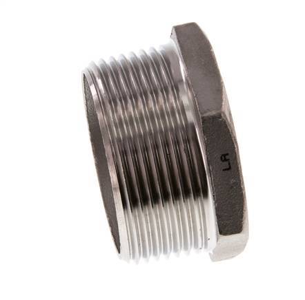 R 1 1/2'' x Rp 1 1/4'' M/F Reduzierring aus Edelstahl 16 bar