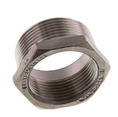 R 1 1/2'' x Rp 1 1/4'' M/F Reduzierring aus Edelstahl 16 bar