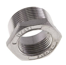 1 1/4'' NPT x 1'' NPT M/F Reduzierring aus Edelstahl 16 bar