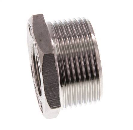 R 1 1/4'' x Rp 3/4'' M/F Reduzierring aus rostfreiem Stahl 16 bar