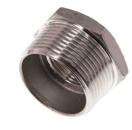 R 1 1/4'' x Rp 3/4'' M/F Reduzierring aus rostfreiem Stahl 16 bar