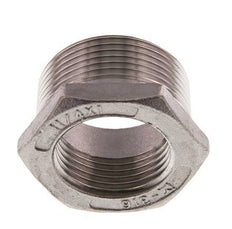 R 1 1/4'' x Rp 1'' M/F Reduzierring aus rostfreiem Stahl 16 bar