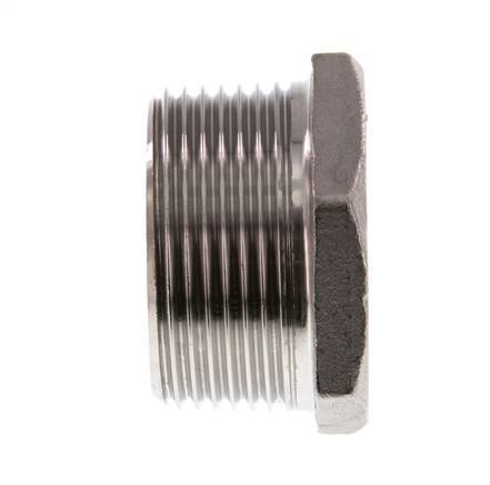 R 1 1/4'' x Rp 1'' M/F Reduzierring aus rostfreiem Stahl 16 bar