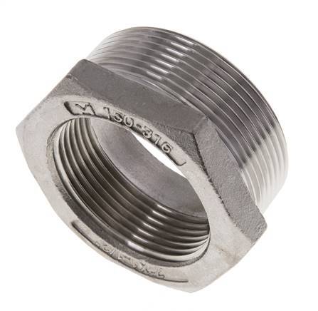 2'' NPT x 1 1/2'' NPT M/F Reduzierring aus Edelstahl 16 bar