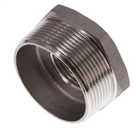 R 2'' x Rp 1'' M/F Reduzierring aus rostfreiem Stahl 16 bar