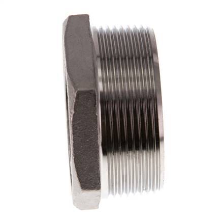 R 2'' x Rp 1'' M/F Reduzierring aus rostfreiem Stahl 16 bar