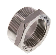 R 2'' x Rp 1 1/2'' M/F Reduzierring aus rostfreiem Stahl 16 bar