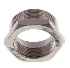 R 2'' x Rp 1 1/2'' M/F Reduzierring aus rostfreiem Stahl 16 bar