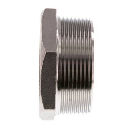 R 2'' x Rp 1 1/2'' M/F Reduzierring aus rostfreiem Stahl 16 bar