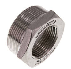 R 2'' x Rp 1 1/4'' M/F Reduzierring aus rostfreiem Stahl 16 bar