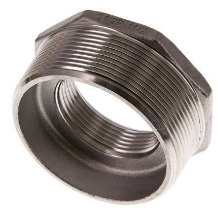 R 2 1/2'' x Rp 1 1/2'' M/F Reduzierring aus Edelstahl 16 bar
