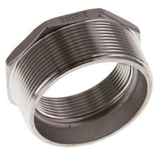 R 2 1/2'' x Rp 2'' M/F Reduzierring aus Edelstahl 16 bar