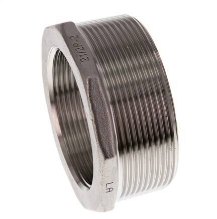 R 2 1/2'' x Rp 2'' M/F Reduzierring aus Edelstahl 16 bar