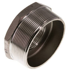 R 3'' x Rp 1 1/2'' M/F Reduzierring aus rostfreiem Stahl 16 bar