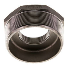 R 3'' x Rp 1 1/2'' M/F Reduzierring aus rostfreiem Stahl 16 bar