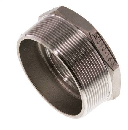 R 3'' x Rp 2'' M/F Reduzierring aus rostfreiem Stahl 16 bar
