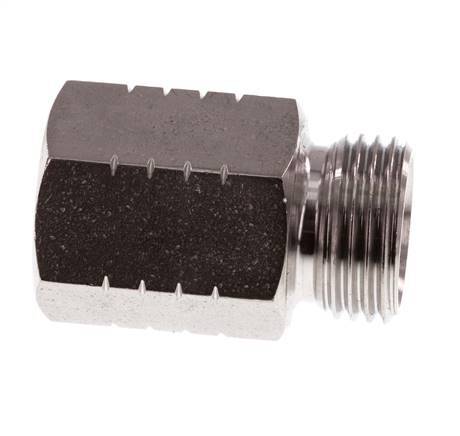 G 1/2'' x 1/2'' NPT M/F Reduzierring aus Edelstahl 40 bar - Hydraulik