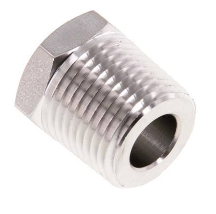 1/2'' NPT x 1/4'' NPT M/F Reduzierring aus Edelstahl 210 Bar - Hydraulik