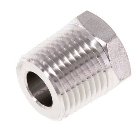 1/2'' NPT x 1/4'' NPT M/F Reduzierring aus Edelstahl 210 Bar - Hydraulik
