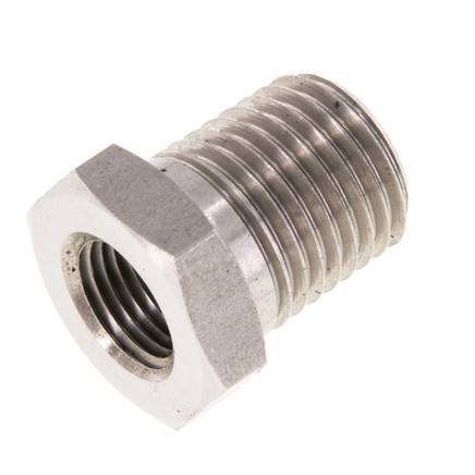 1/4'' NPT x 1/8'' NPT M/F Reduzierring aus Edelstahl 275 Bar - Hydraulik