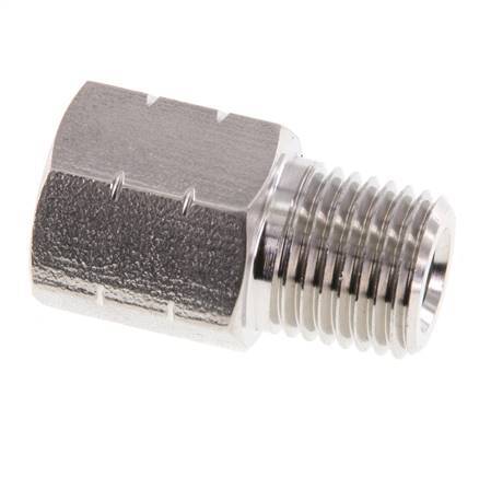 1/4'' NPT x G 1/4'' M/F Reduzierring aus Edelstahl 40 bar - Hydraulisch