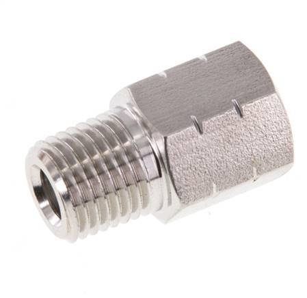 1/4'' NPT x G 1/4'' M/F Reduzierring aus Edelstahl 40 bar - Hydraulisch