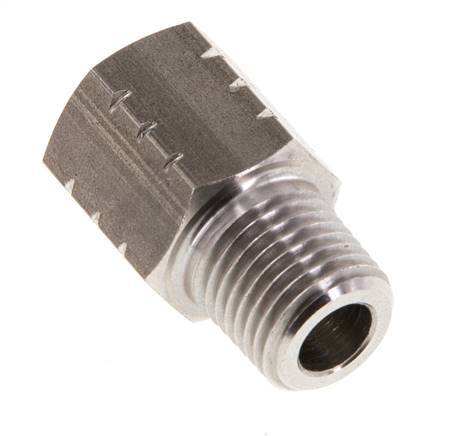 R 1/4'' x 1/4'' NPT M/F Reduzierring aus Edelstahl 40 Bar - Hydraulik