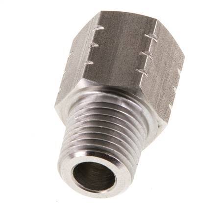 R 1/4'' x 1/4'' NPT M/F Reduzierring aus Edelstahl 40 Bar - Hydraulik