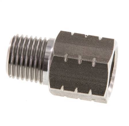 R 1/4'' x 1/4'' NPT M/F Reduzierring aus Edelstahl 40 Bar - Hydraulik