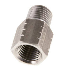 R 1/4'' x 1/4'' NPT M/F Reduzierring aus Edelstahl 40 Bar - Hydraulik