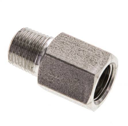 1/8'' NPT x 1/8'' NPT M/F Stainless steel Extension 345 Bar - Hydraulic