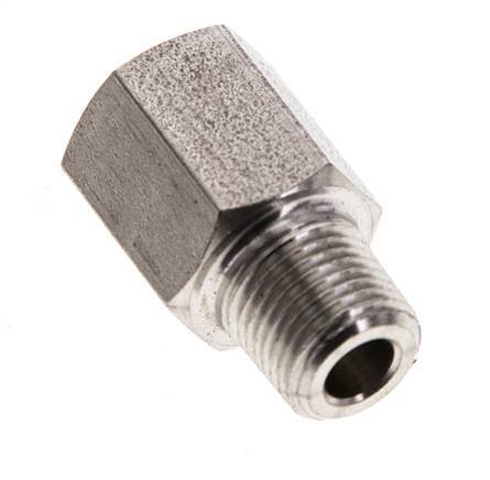 1/8'' NPT x 1/8'' NPT M/F Stainless steel Extension 345 Bar - Hydraulic