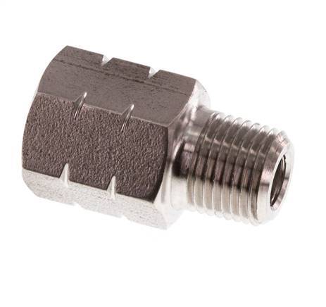 1/8'' NPT x G 1/8'' M/F Reduzierring aus Edelstahl 40 bar - Hydraulisch